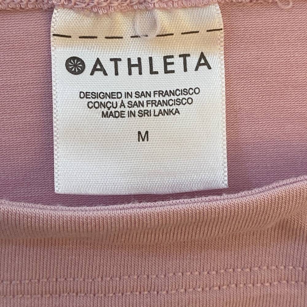 Athleta Cool Down Top in Begonia Pink Size M - Picture 9 of 14